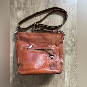 BERLINER BAGS Leather Shoulder Bag Siena, Crossbody Handbag